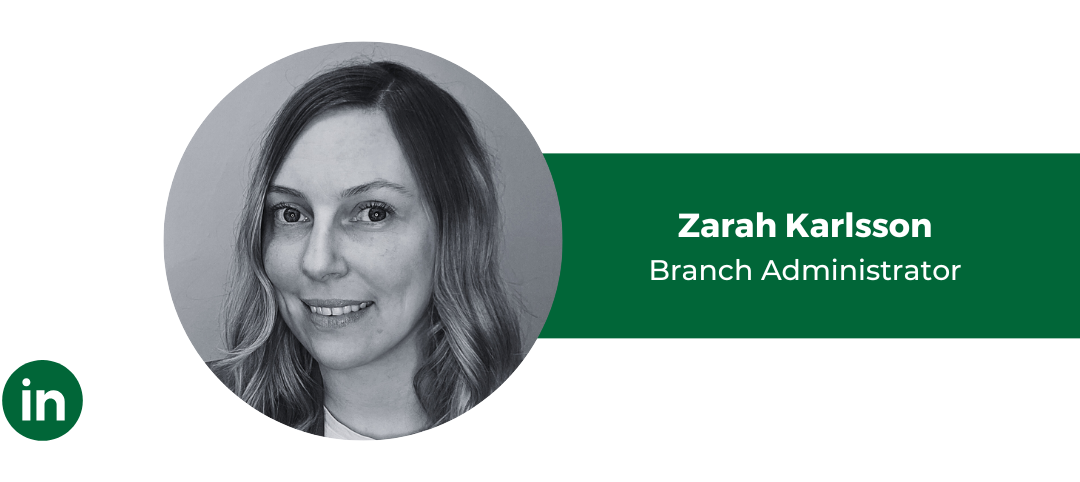 Meet the team profile for Zarah Karlsson