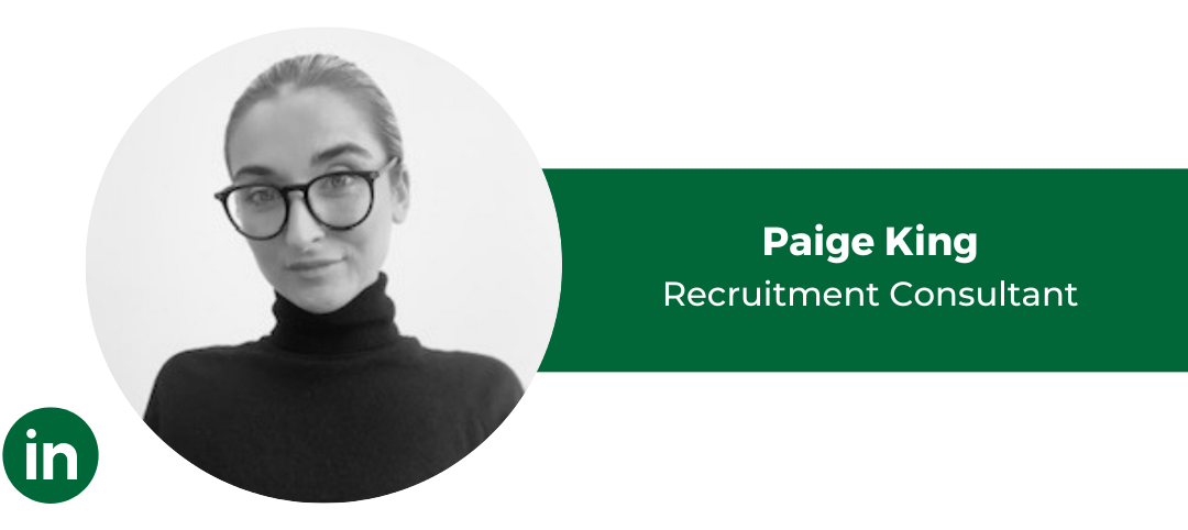 Meet the team profile for Paige King